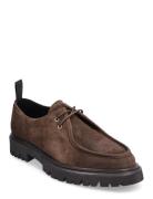 Tatum Suede Moc Toe Shoe Desert Boots Snörskor Brown Les Deux