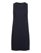 Modern Ponte-Dress Knälång Klänning Navy Lauren Ralph Lauren