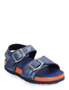 Scholl Sl Shark Jelly Pu Leather Multi Blue Blå