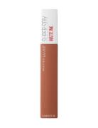 Maybelline New York Superstay Matte Ink 75 Fighter Läppstift Smink Red...