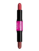 Wonder Stick Dual-Ended Cream Blush Stick Rouge Smink Red NYX Professi...