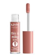 This Is Milky Gloss Läppglans Smink Brown NYX Professional Makeup