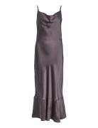 Objdebra Singlet Dress .C 124 Knälång Klänning Purple Object