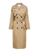 Selected Femme Slfnew Bren Ls Trench Coat B Noos Beige