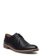 Nuvi Laceup Shoes Business Laced Shoes Black Hush Puppies