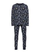 Nkmnightset Dark Sapphire Space Noos Pyjamas Set Blue Name It