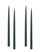 Kunstindustrien Hand Dipped Candles, 4 Pack Grön