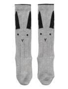 Liewood Sofia Cotton Knee Socks - 2 Pack Grå