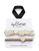 Cream And Gold Accessories Hair Accessories Scrunchies Cream ByEloise