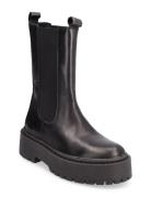 Bianco Biadeb Long Boot Leather Svart