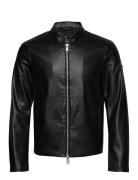 Jackets Läderjacka Skinnjacka Black Armani Exchange