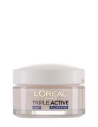 L'oréal Paris Triple Active Night Cream 50 Ml Nattkräm Ansiktskräm Nud...