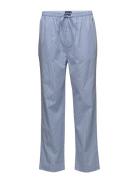 Gingham Cotton Sleep Pant Mjukisbyxor Blue Polo Ralph Lauren Underwear