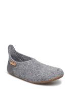 Bisgaard Basic Wool Slippers Inneskor Grey Bisgaard