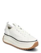 Women Lace-Up Låga Sneakers White Tamaris