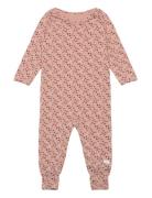 Milio - All-In- Långärmad Bodysuit Pink Hust & Claire