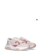 Low Cut Lace-Up Sneaker Låga Sneakers Pink Tommy Hilfiger