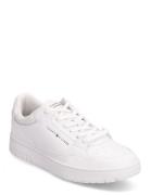 Th Basket Core Leather Ess Låga Sneakers White Tommy Hilfiger