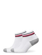 Th Kids Iconic Sports Quarter 2P Sockor Strumpor White Tommy Hilfiger