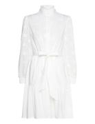 Rina Shirt Dress Kort Klänning White Noella