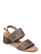 ANGULUS Sandals - Block Heels Brun