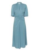 Brinagz Midi Ss Dress Knälång Klänning Blue Gestuz