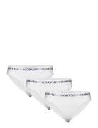 3-Pack Womens Bikini Brief Trosa Brief Tanga White NORVIG