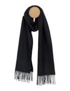 Helsinki Scarf Accessories Scarves Winter Scarves Black ELVANG