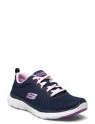 Flex Appeal 4.0-Brilliant Vie Låga Sneakers Blue Skechers