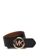 Reversible Pebble Belt Bälte Black Michael Kors Accessories