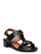 A4078 Sandal Med Klack Black Billi Bi