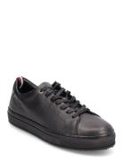 Premium Cupsole Grained Lth Låga Sneakers Black Tommy Hilfiger