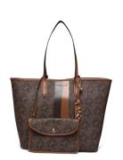 Lg Ew Open Tote Shopper Väska Brown Michael Kors