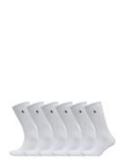 Cotton-Blend Sock 6-Pack Underwear Socks Regular Socks White Polo Ralp...