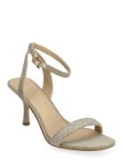 Carrie Sandal Sandal Med Klack Gold Michael Kors