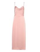 Viravenna Strap Ankle Dress - Noos Maxiklänning Festklänning Pink Vila