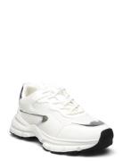 Biaxenia Sneaker Faux Leather Låga Sneakers White Bianco