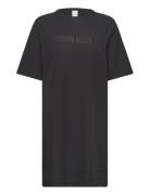 S/S Nightshirt Nattlinne Black Calvin Klein