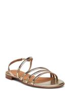 Sandals Platta Sandaler Gold Billi Bi