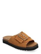 Bodil Platta Sandaler Brown SWEEKS