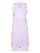 Paris Sl Dress Kort Klänning Purple Daily Sports