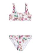 Happy Tropical Rg Bralette Set Bikini White Roxy