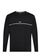 Unique Ls-Shirt Underwear Night & Loungewear Pyjama Tops Black BOSS