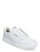 B300 Textured Leather Låga Sneakers White Fred Perry