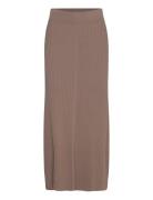 Bs Desiree Skirt Lång Kjol Brown Bruun & Stengade