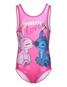 Swimsuit Baddräkt Badkläder Pink Lilo & Stitch