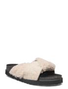 Alba Sandaler Platta Sandaler Cream Shepherd