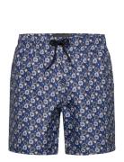 Floral Print Resort Swim Shorts Badshorts Navy Lyle & Scott