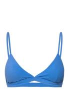 The Erato Top Swimwear Bikinis Bikini Tops Triangle Bikinitops Blue AY...