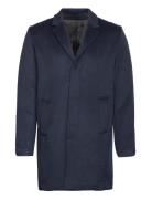 Slhdan Wool Coat O Yllerock Rock Navy Selected Homme